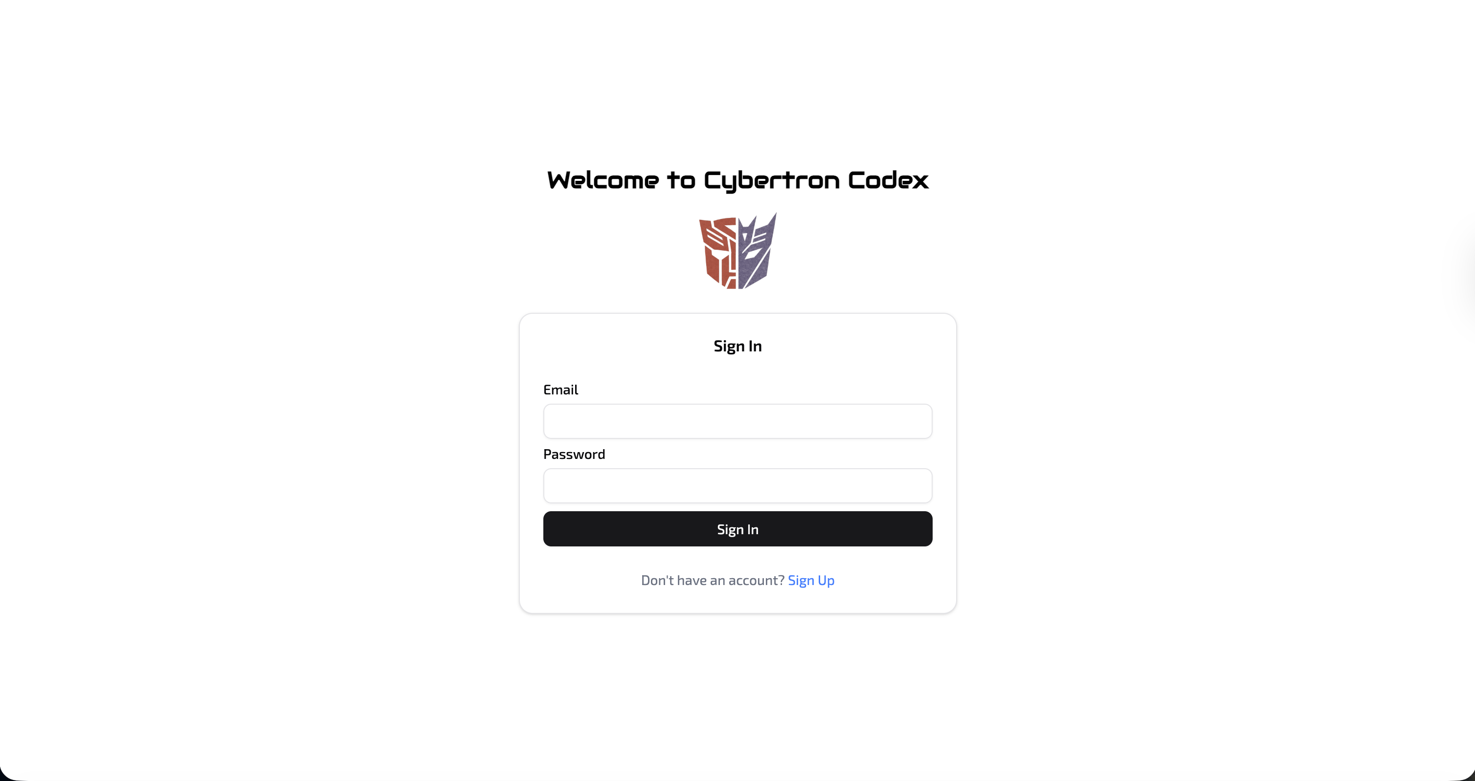 Cybertron Codex screenshot 2